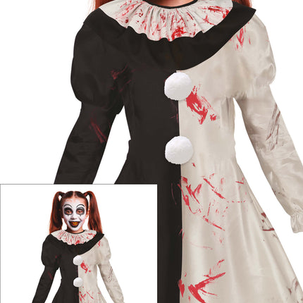 Halloween Kleid Mädchen Schrecklicher Clown