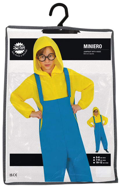 Minion Kostüm Blau Gelb Kind