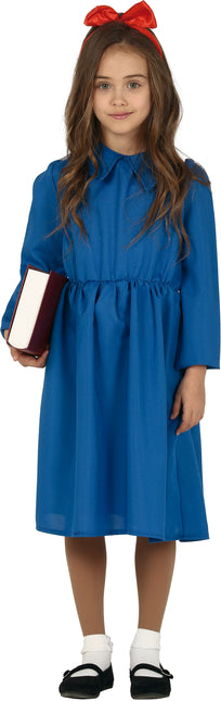 Schulmädchen Kostüm Kind Bücherwurm