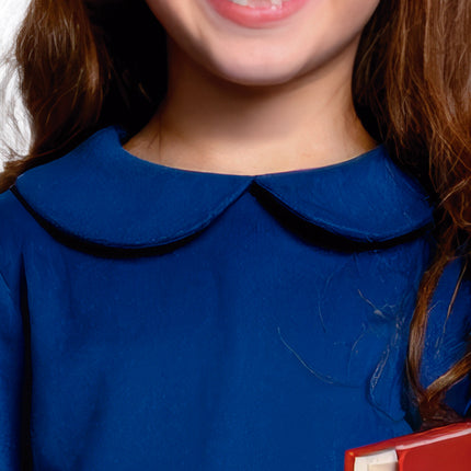 Schulmädchen Kostüm Kind Bücherwurm