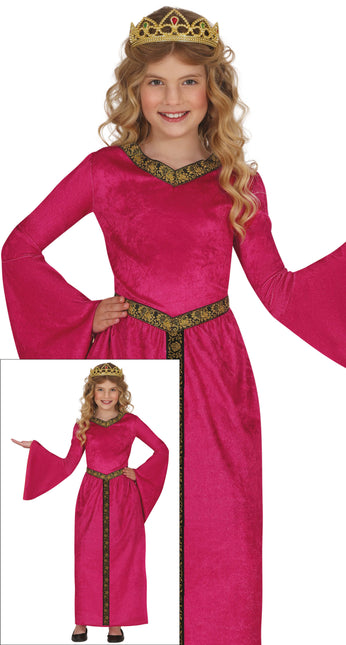Prinzessinnen Kleid Fuchsia