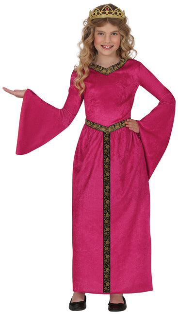 Prinzessinnen Kleid Fuchsia