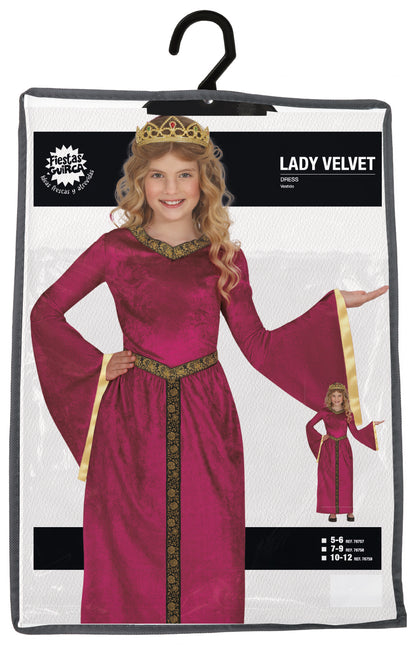 Prinzessinnen Kleid Fuchsia