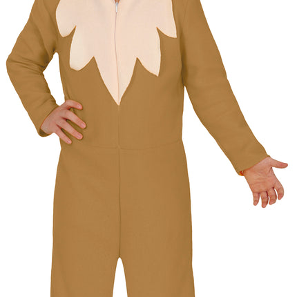 Fuchs Onesie Braun Beige Kind
