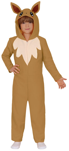 Fuchs Onesie Braun Beige Kind