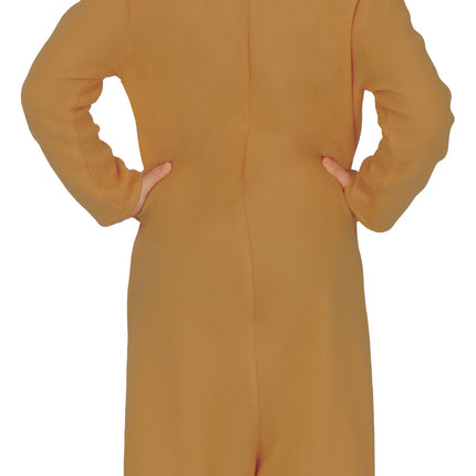 Fuchs Onesie Braun Beige Kind