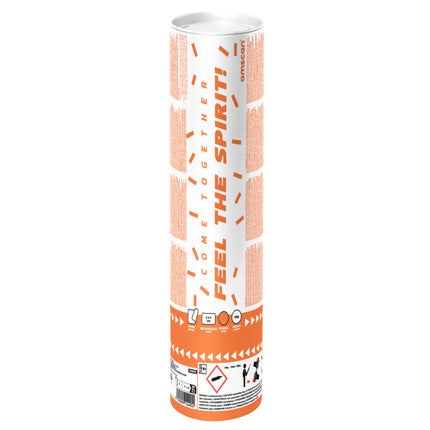 Konfettikanone Papier orange