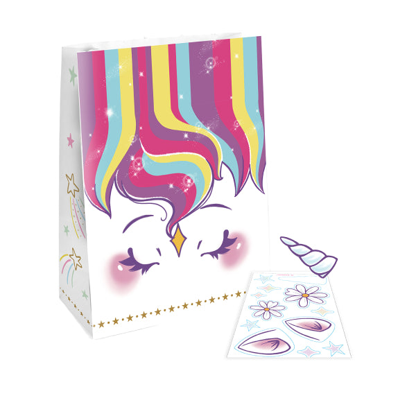 Einhorn Sharing Bags Bunt 21cm 8Stück