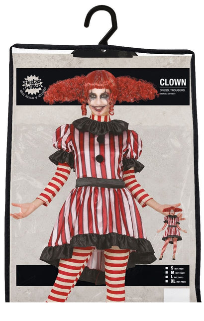 Horror Clown Halloween Kostüm Damen