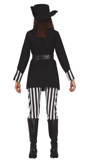 Piratenkostüm Damen Schwarz