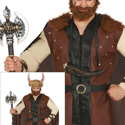 Wikinger Kostüm Braun Männer