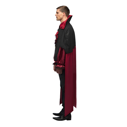 Halloween Kostüm Schwarz Rot Vampir