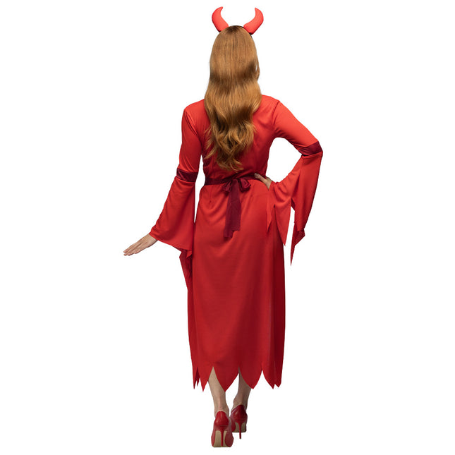 Halloween Kleid Rot Ladies Devil