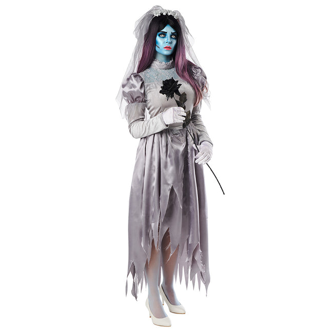 Halloween Kleid Damen Braut Hexe
