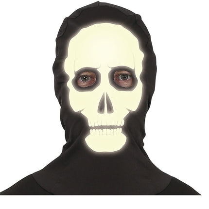 Skelett Halloween Kostüm Männer Schwarz L