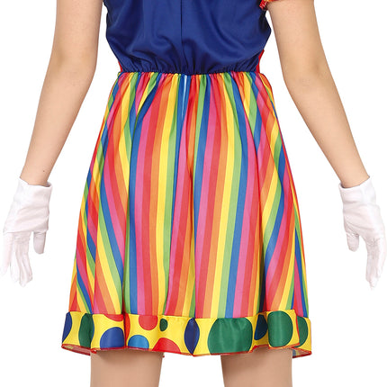 Clown Kostüm Kleid Damen
