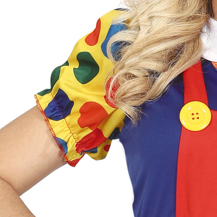 Clown Kostüm Kleid Damen