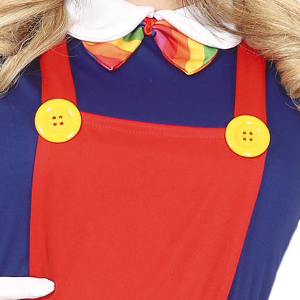 Clown Kostüm Kleid Damen
