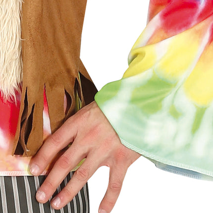 Hippie Kostüm Männer Bunt