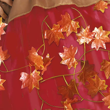 Kleid Blätter Rosa
