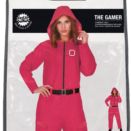 Quadratisches Kostüm Damen Rosa