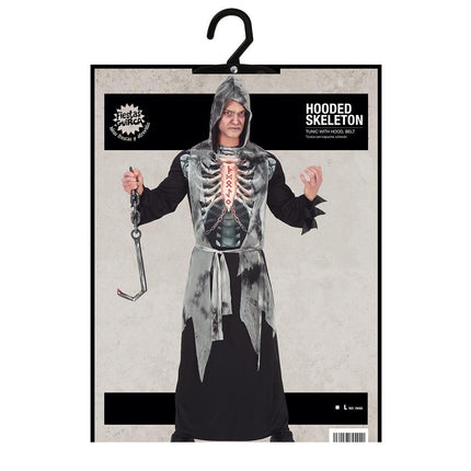 Skelett Halloween Kostüm Herren L