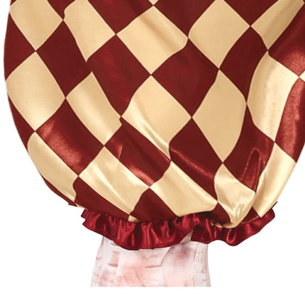 Horror Clown Halloween Kostüm Männer Rot
