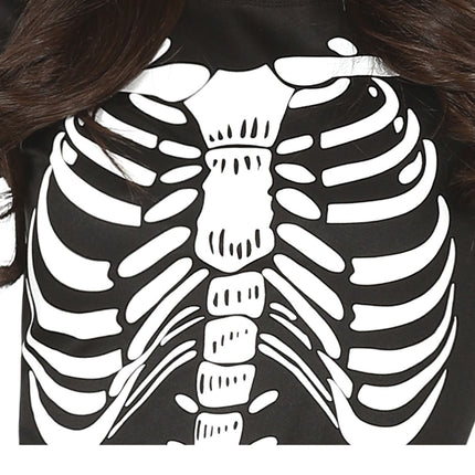Skelett Halloween Kleid Damen