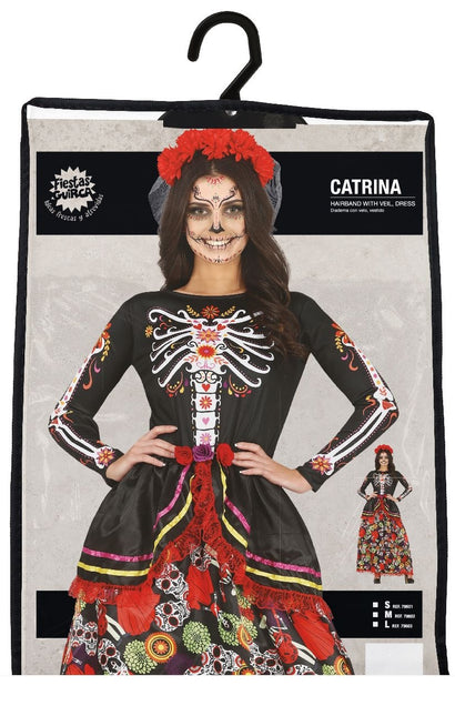 Dia De Los Muertos Kleid Damen