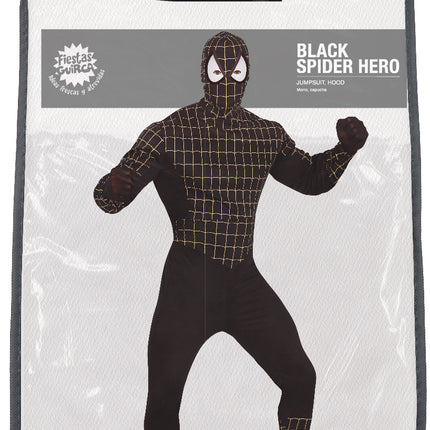 Spiderman Kostüm Männer Schwarz