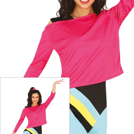 Athleten Kostüm Damen Rosa
