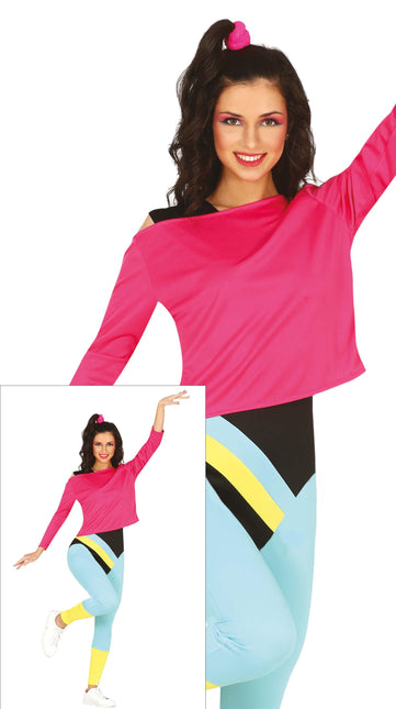 Athleten Kostüm Damen Rosa