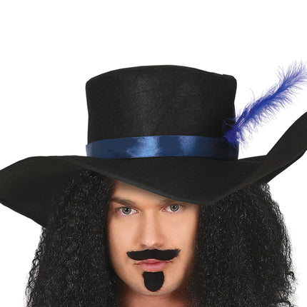 Musketier Kostüm Männer Blau