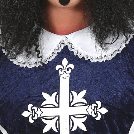 Musketier Kostüm Männer Blau