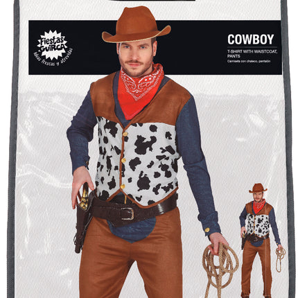Cowboy Kostüm Männer Braun