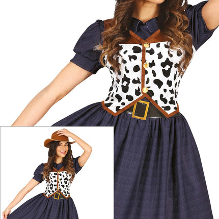 Cowgirl Kostüm Damen 2 Stück