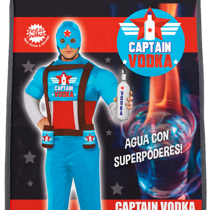 Kapitän Wodka Kostüm Männer