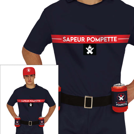 Sapeur Pompette Kostüm Männer L