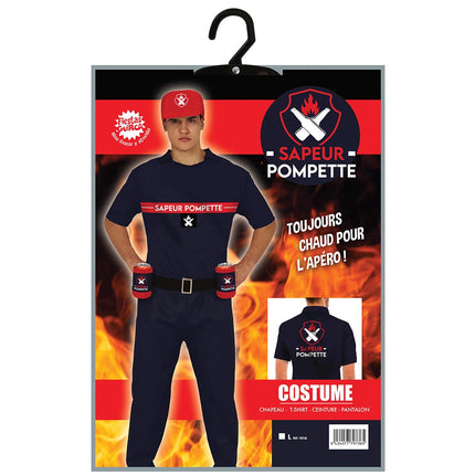 Sapeur Pompette Kostüm Männer L