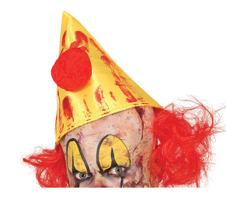 Killer Clown Halloween Kostüm Männer Gelb