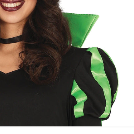 Hexe Halloween Kostüm Damen Grün