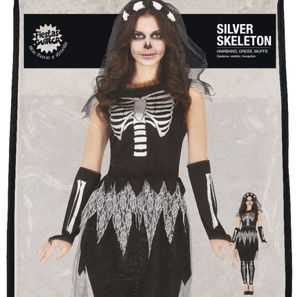 Skelett Halloween Kostüm Damen