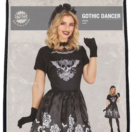Geist Halloween Kleid schwarz