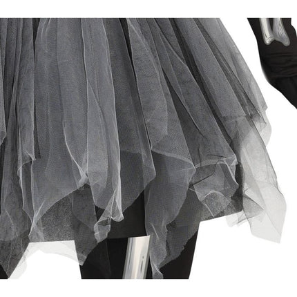 Skelett Halloween Kostüm Damen Tutu