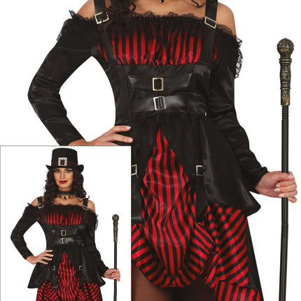 Halloween Kleid Damen Steampunk