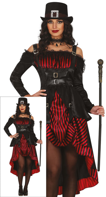 Halloween Kleid Damen Steampunk
