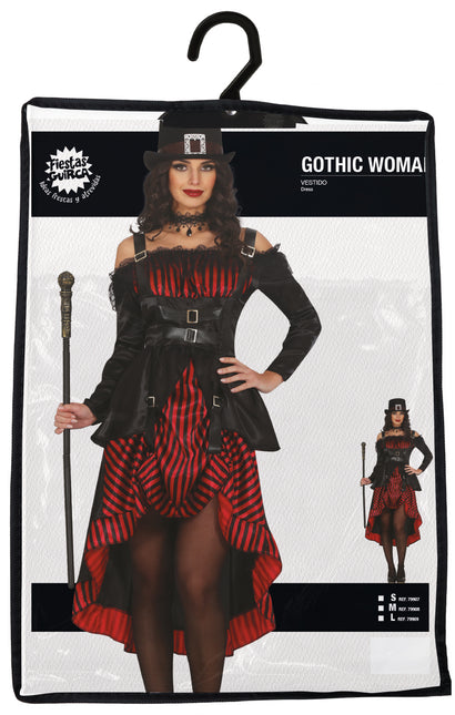 Halloween Kleid Damen Steampunk