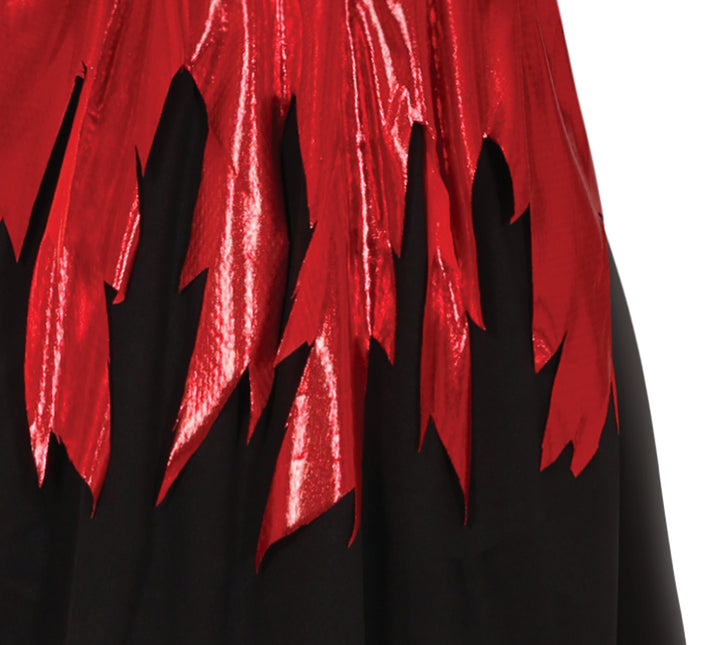 Halloween Kleid Schwarz Rot Ladies Devil