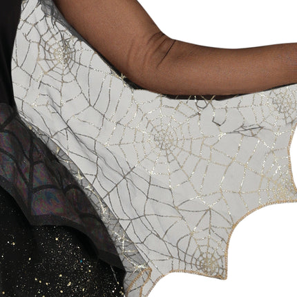 Halloween Kleid Damen Spinnweben und Spinne
