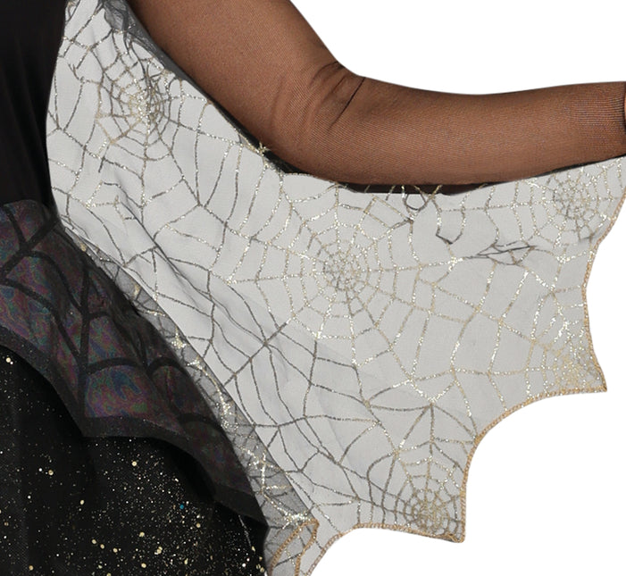 Halloween Kleid Damen Spinnweben und Spinne